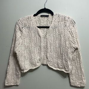 Y2k The Limited cropped crocheted sweater